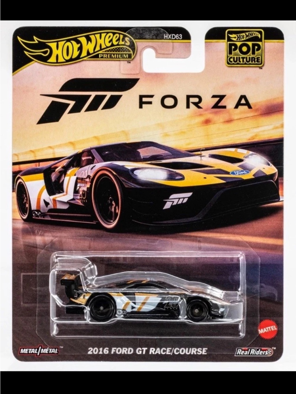 Hot Wheels Premium - Pop Culture Forza 2016 Ford GT Race/Course (BBJBL67)